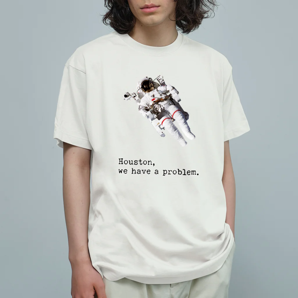 necoaciの宇宙飛行士 オーガニックコットンTシャツ