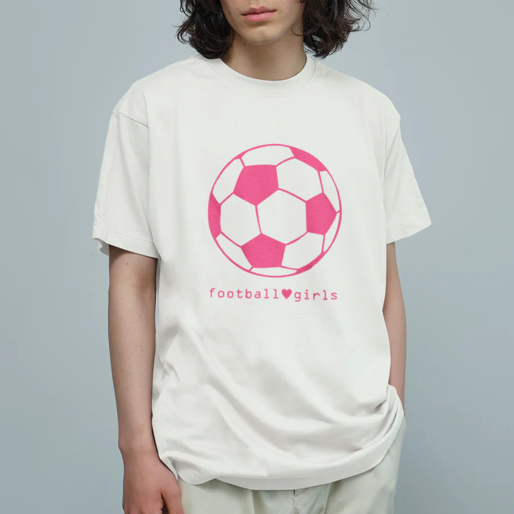 AutumnChild　のサッカー女子 Organic Cotton T-Shirt