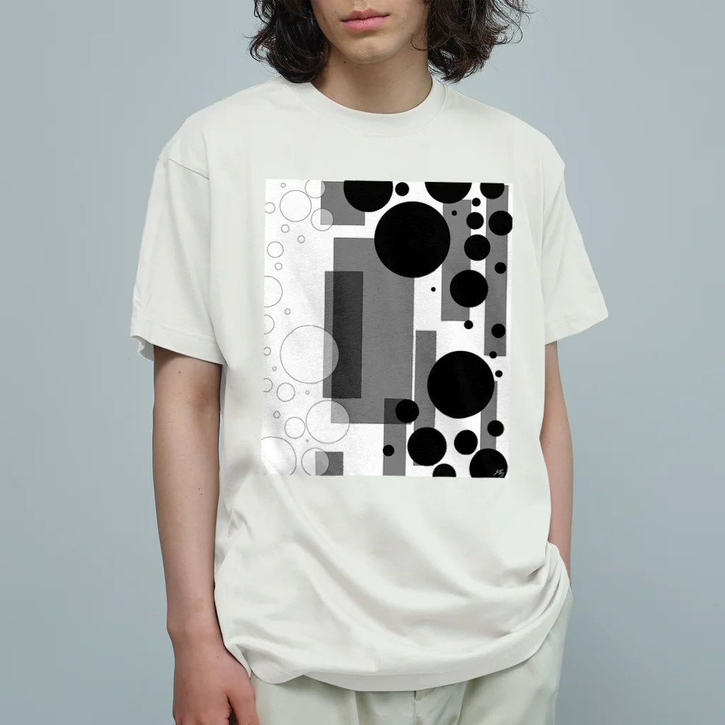 EandRの白と黒の世界 オーガニックコットンTシャツ