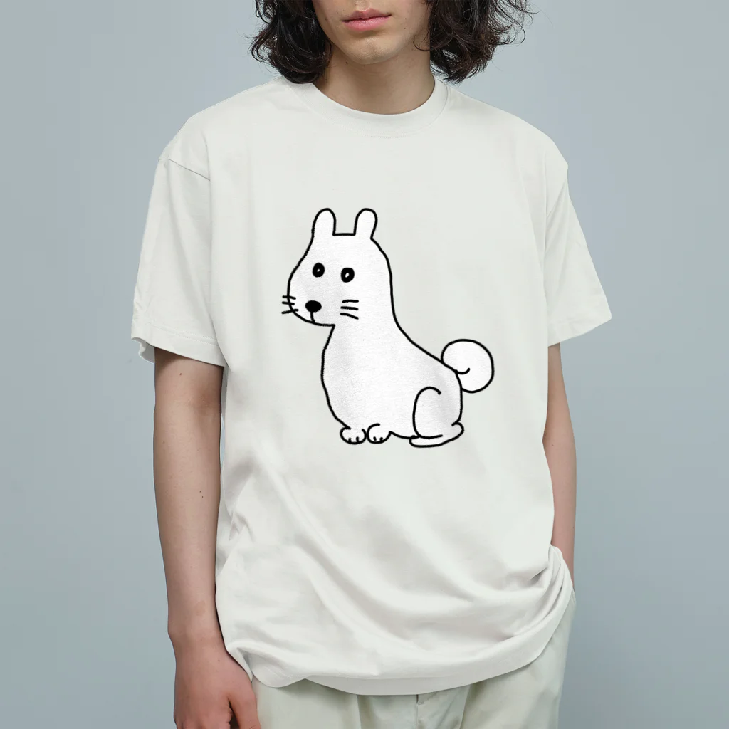 柴犬しばわんこhana873のお座りしてるわんこちゃん オーガニックコットンTシャツ