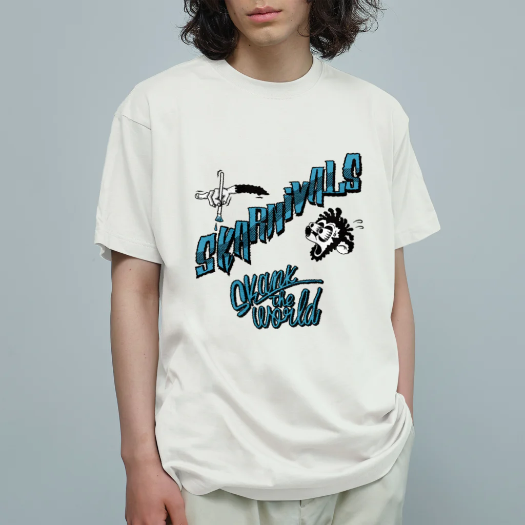 Skank The WorldのThe Skarnivals オーガニックコットンTシャツ