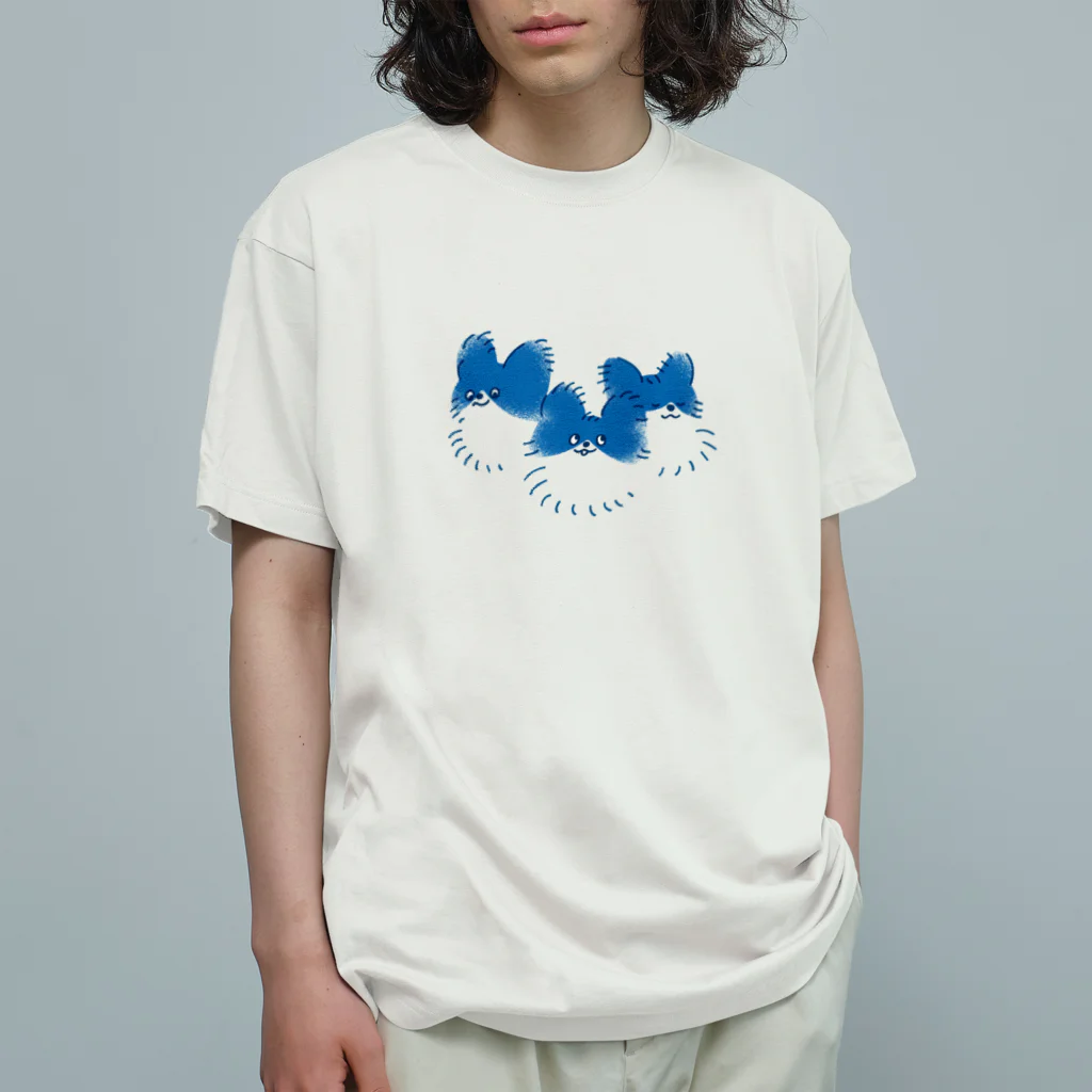 tete no otete の3分裂 オーガニックコットンTシャツ