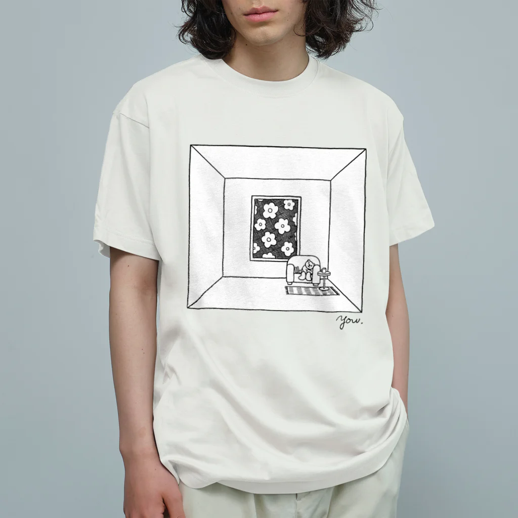 CHACOのシロクマのシロクマと部屋 Organic Cotton T-Shirt