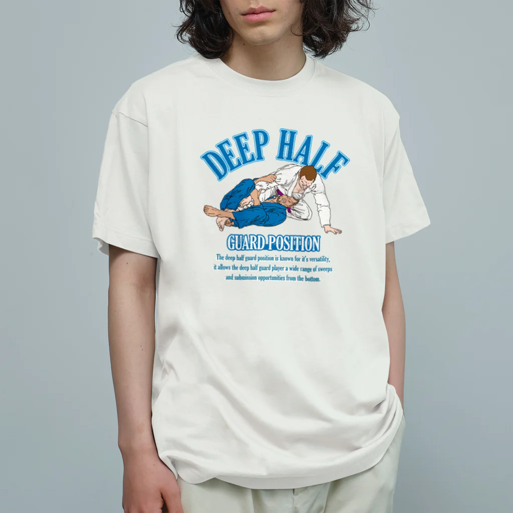 HIGEQLOのDeep Half Guard オーガニックコットンTシャツ