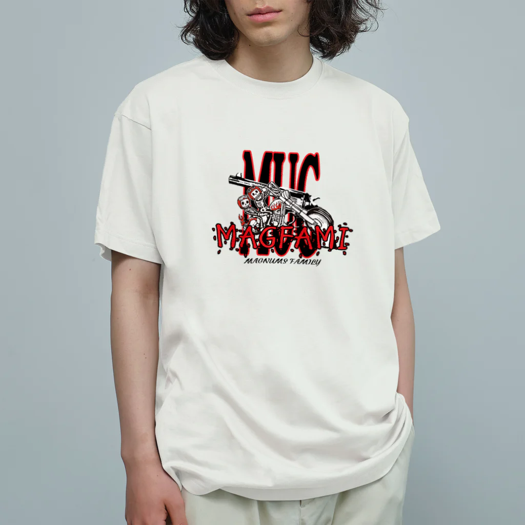 L.H.S.H のMAGNUMS　FAMILY Organic Cotton T-Shirt
