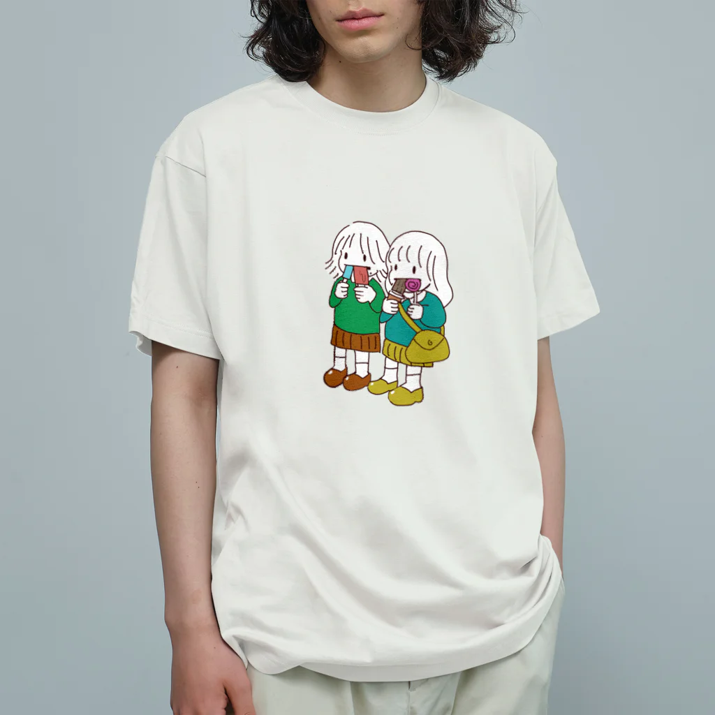 踊るこどもたちのエネルギー充電中!! Organic Cotton T-Shirt