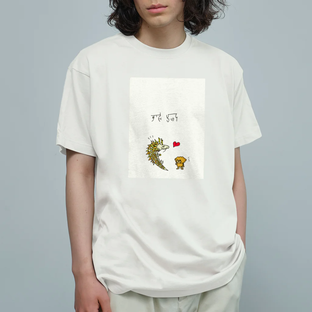  picoraの龍ちゃんと pico オーガニックコットンTシャツ