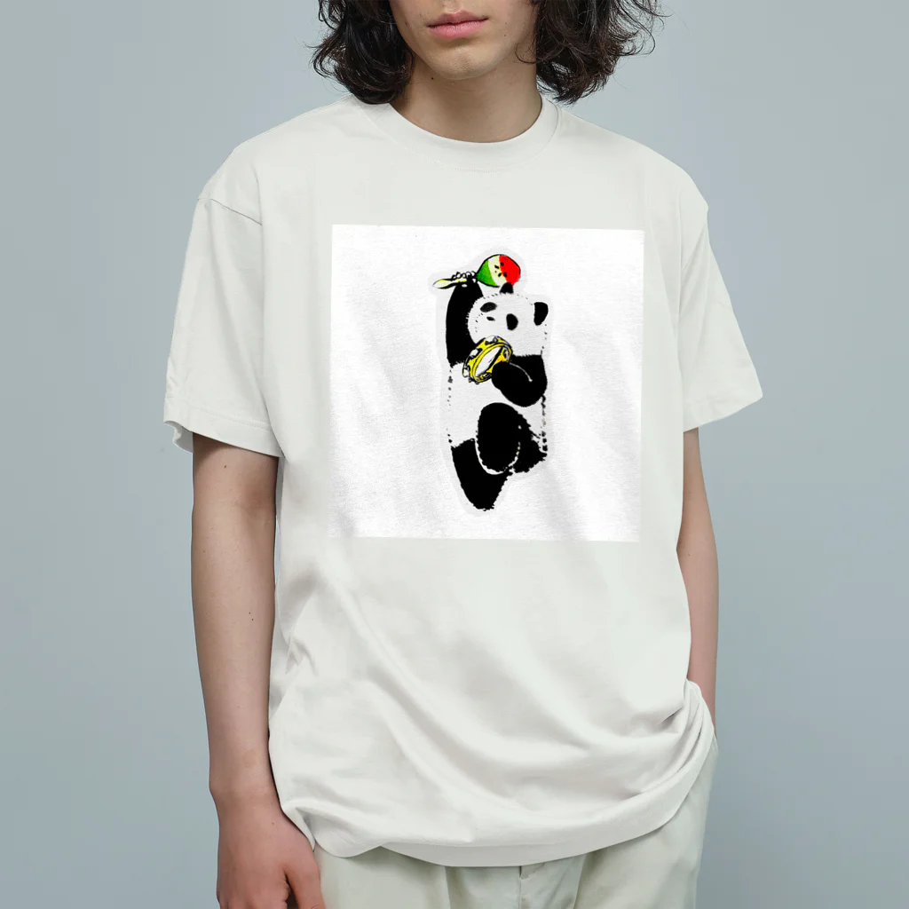 パンダさんの日常のPARTY TIME パンダ Organic Cotton T-Shirt