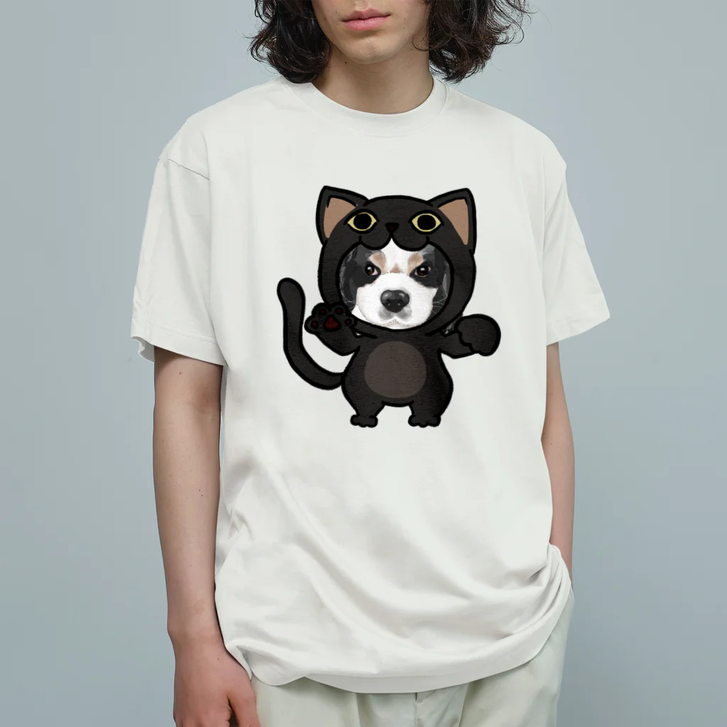 みきぞーん｜保護猫 ミッキー画伯と肉球とおともだちのmaruku Organic Cotton T-Shirt