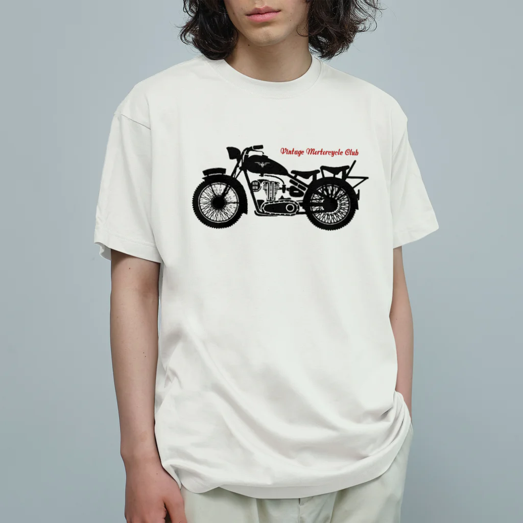 JOKERS FACTORYのVINTAGE MOTORCYCLE CLUB オーガニックコットンTシャツ