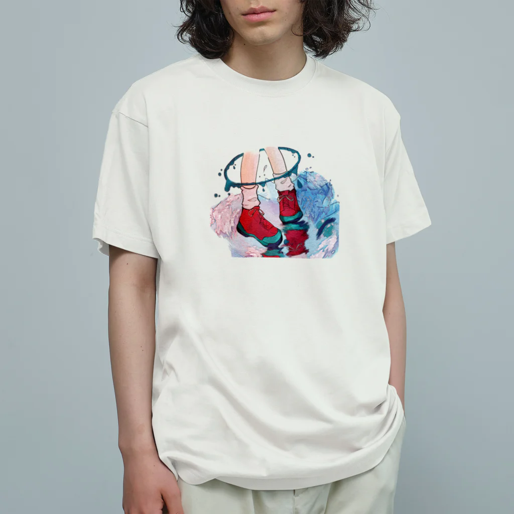 amemugi（あめむぎ）のあしかせ。 Organic Cotton T-Shirt