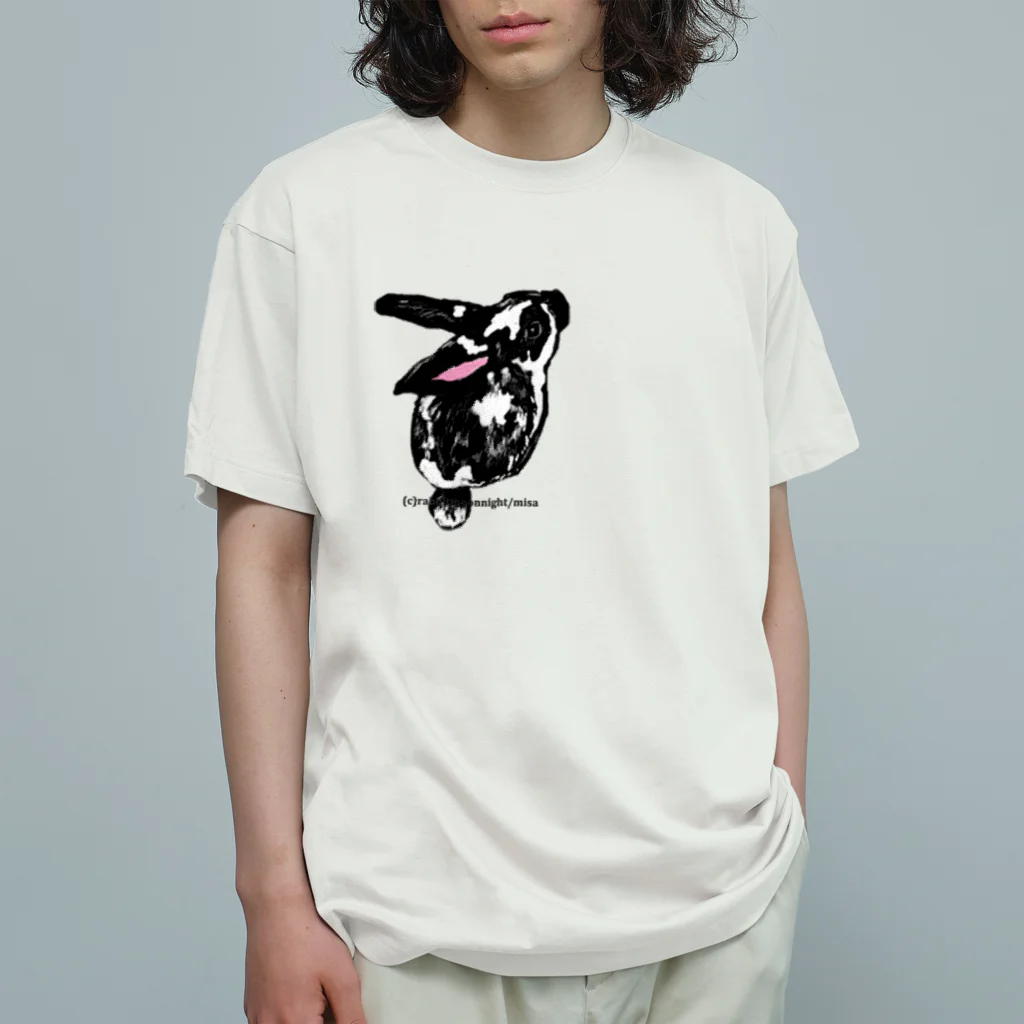 なないろ卯さぎの子うさぎ オーガニックコットンTシャツ