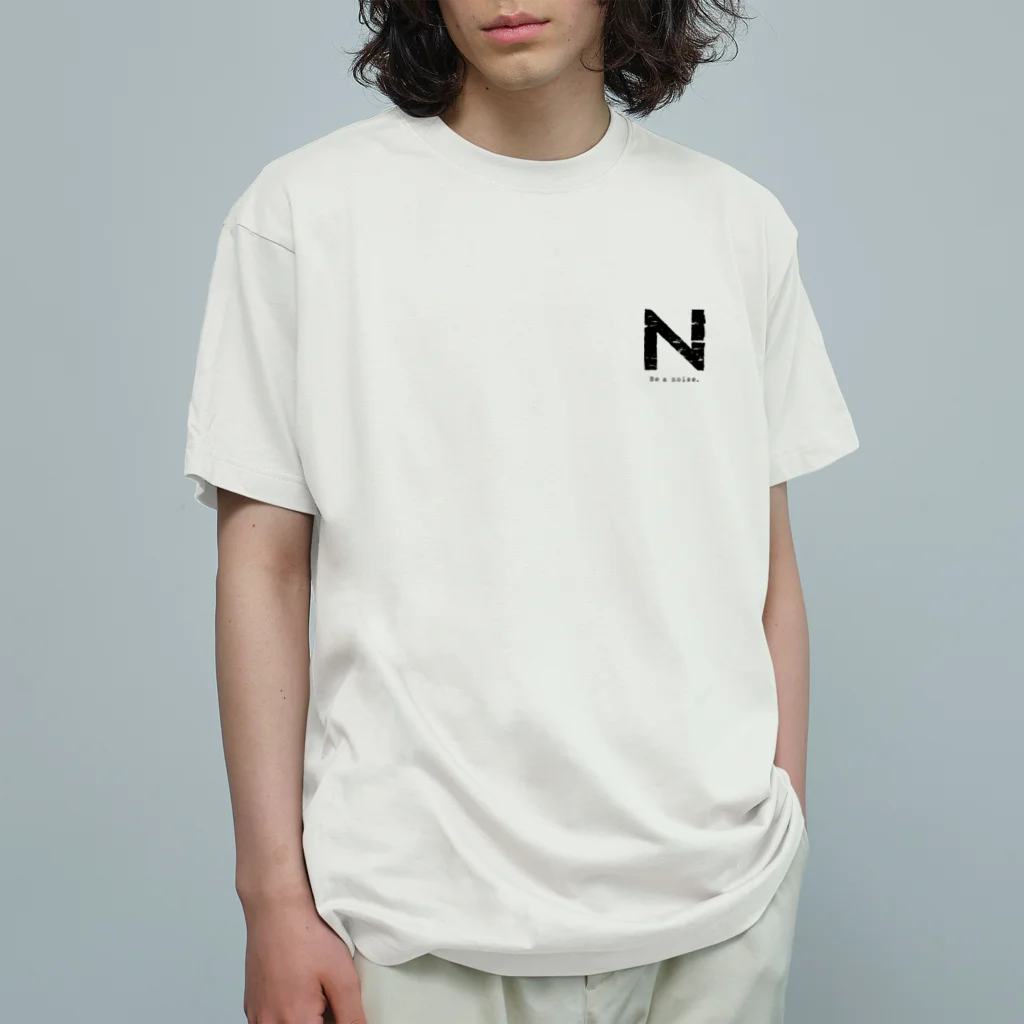 noisie_jpの【N】イニシャル × Be a noise. Organic Cotton T-Shirt