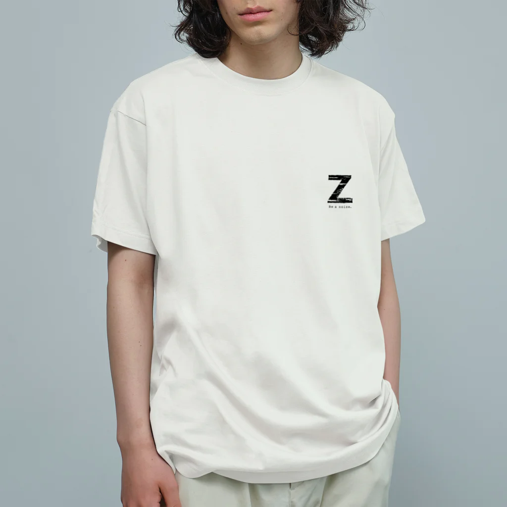 noisie_jpの【Z】イニシャル × Be a noise. オーガニックコットンTシャツ