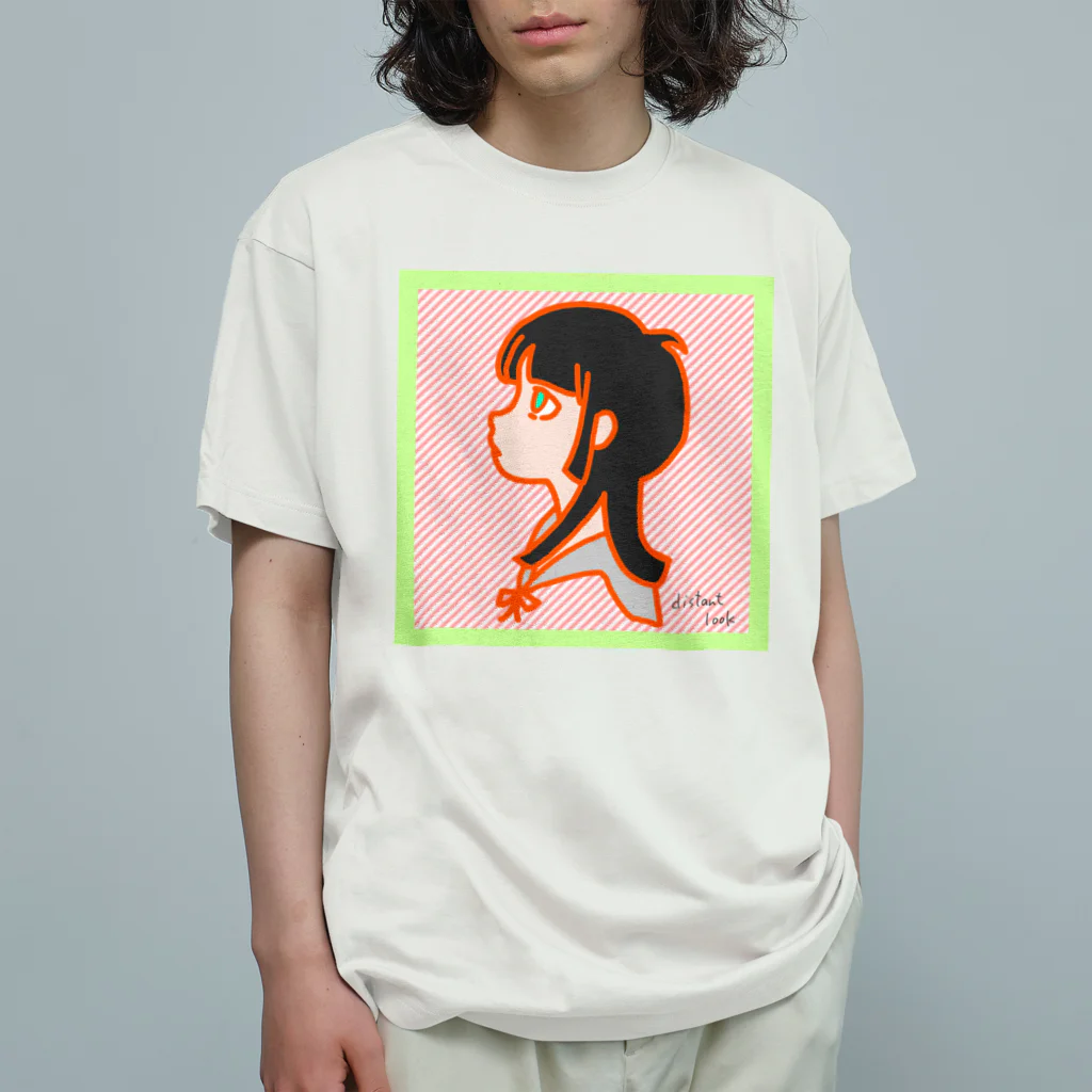 まりわのお店HOSHIYAの脳内✰オモイツキ✰のdistant look Organic Cotton T-Shirt