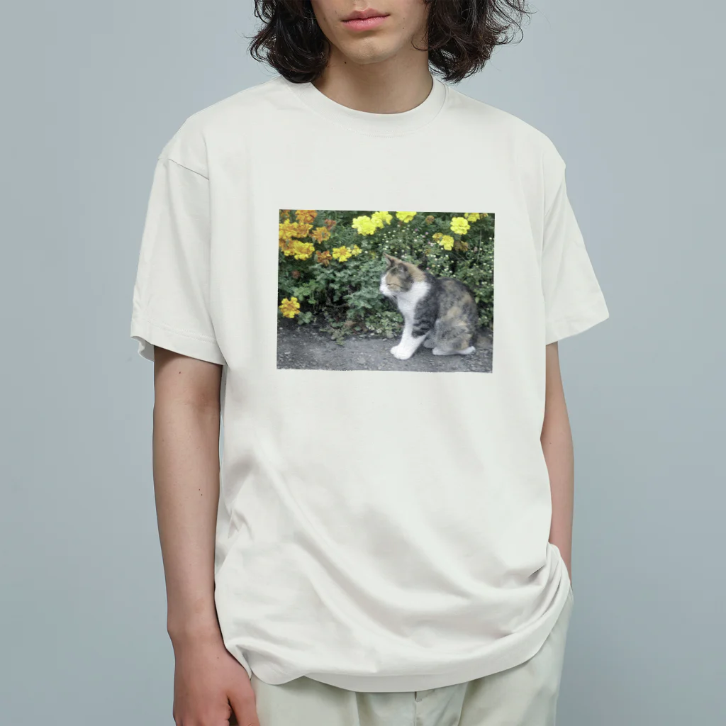 fmnのhometown cat オーガニックコットンTシャツ