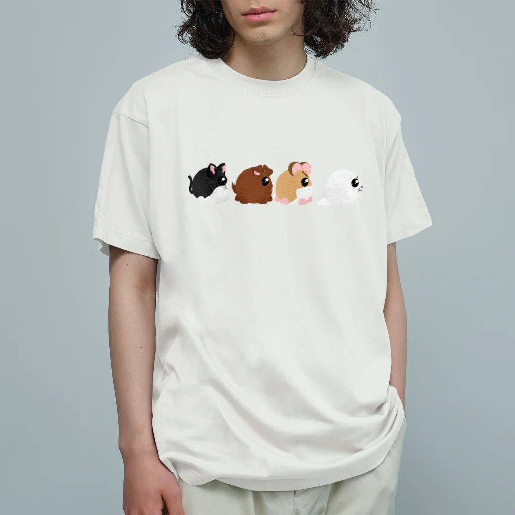 コロコロ ストアのコロコロ動物歩く Organic Cotton T-Shirt