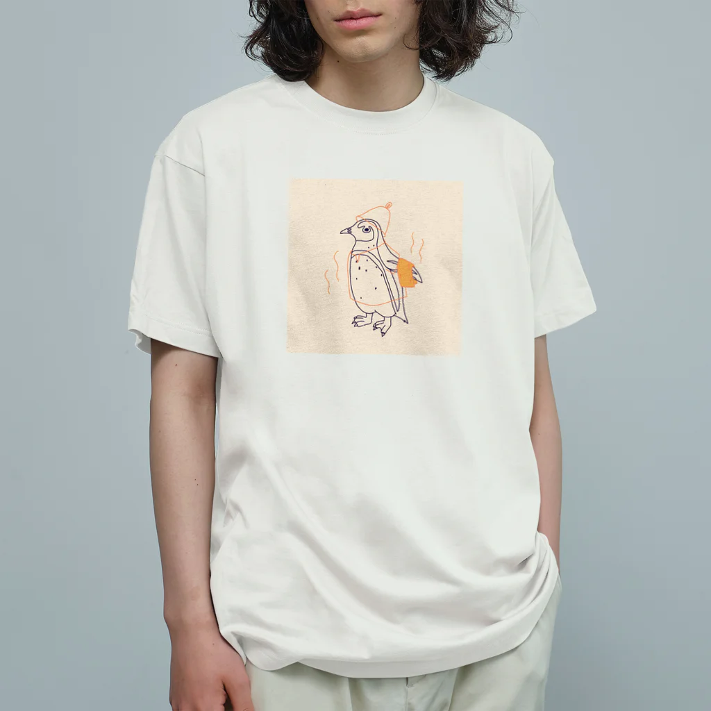 ピゴセリス属のからふるサウナーケープペンギン オーガニックコットンTシャツ