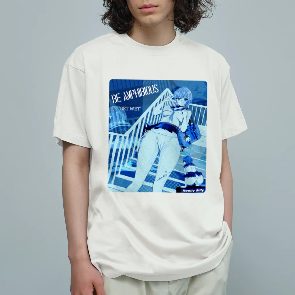 loveclonesのDOLLS, BE AMPHIBIOUS! 水陸両用 エロポップ 0600 Organic Cotton T-Shirt