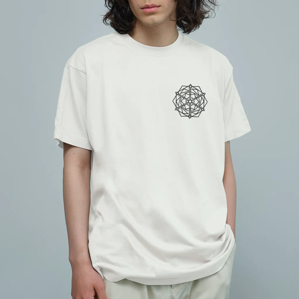 ARIGATOU-81のMANDALA•22• (B) Organic Cotton T-Shirt