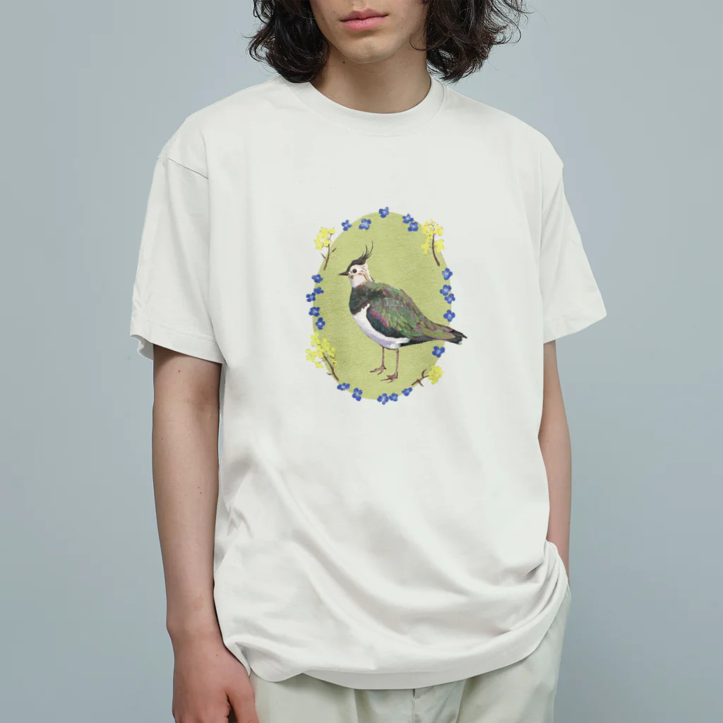 illust_mizのタゲリ オーガニックコットンTシャツ