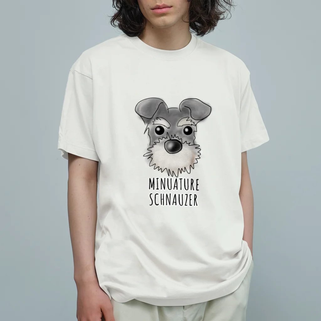 わかばックス工房のミニシュナちゃん オーガニックコットンTシャツ