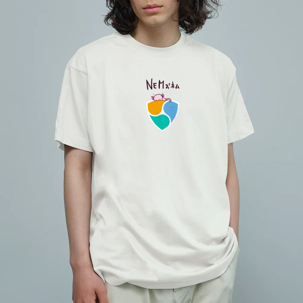 スタジオ嘉凰のnemおネム オーガニックコットンTシャツ