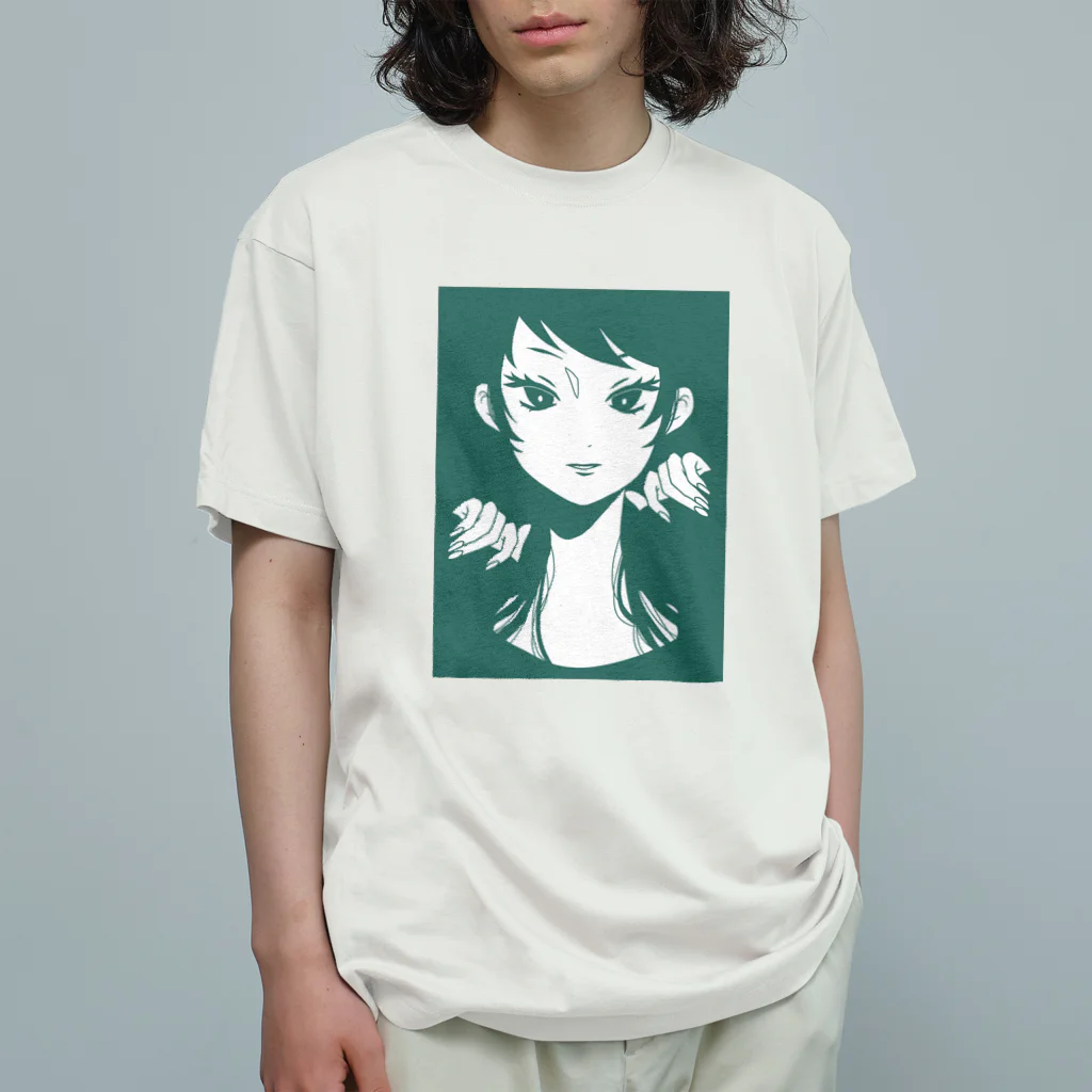 ねむ吉屋のつり目の女の子 Organic Cotton T-Shirt