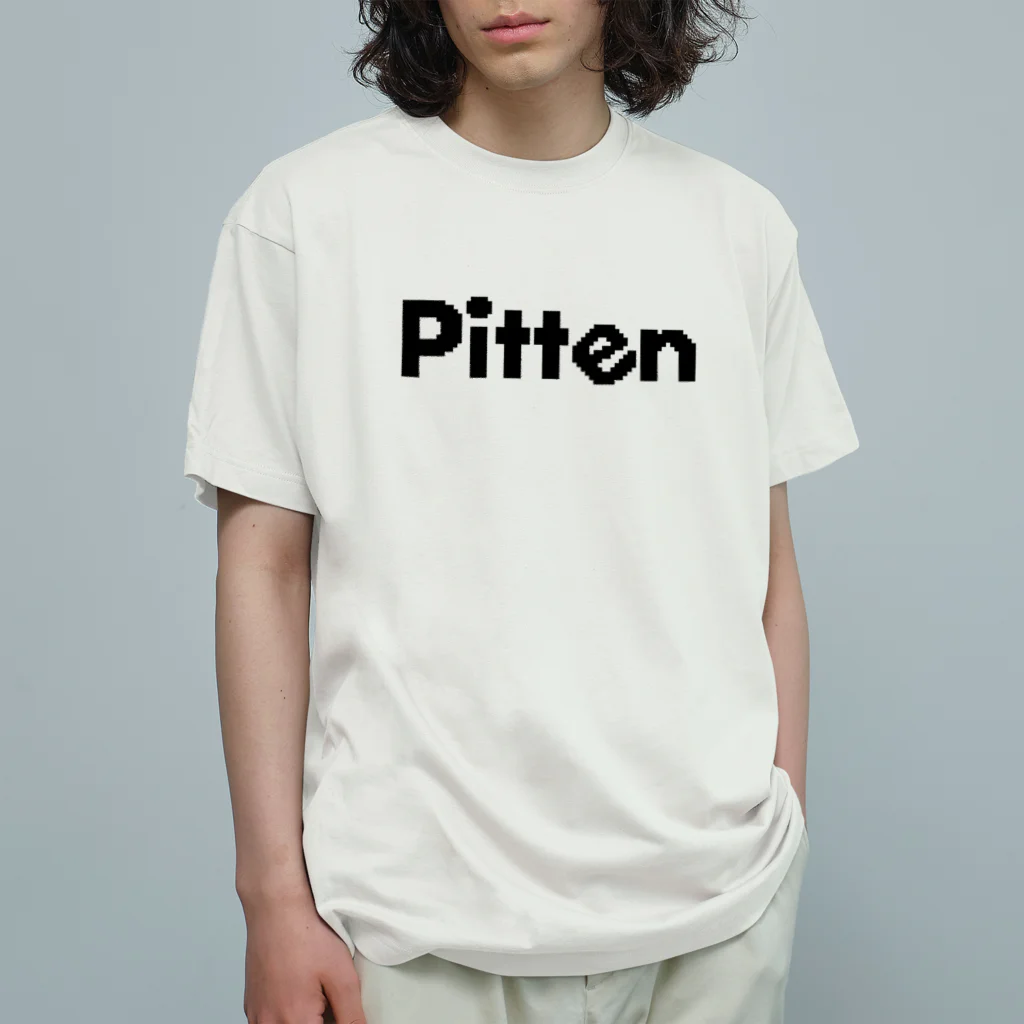 PITTEN PRODUCTSのPIXEL_PITTEN_01(LOGO) オーガニックコットンTシャツ