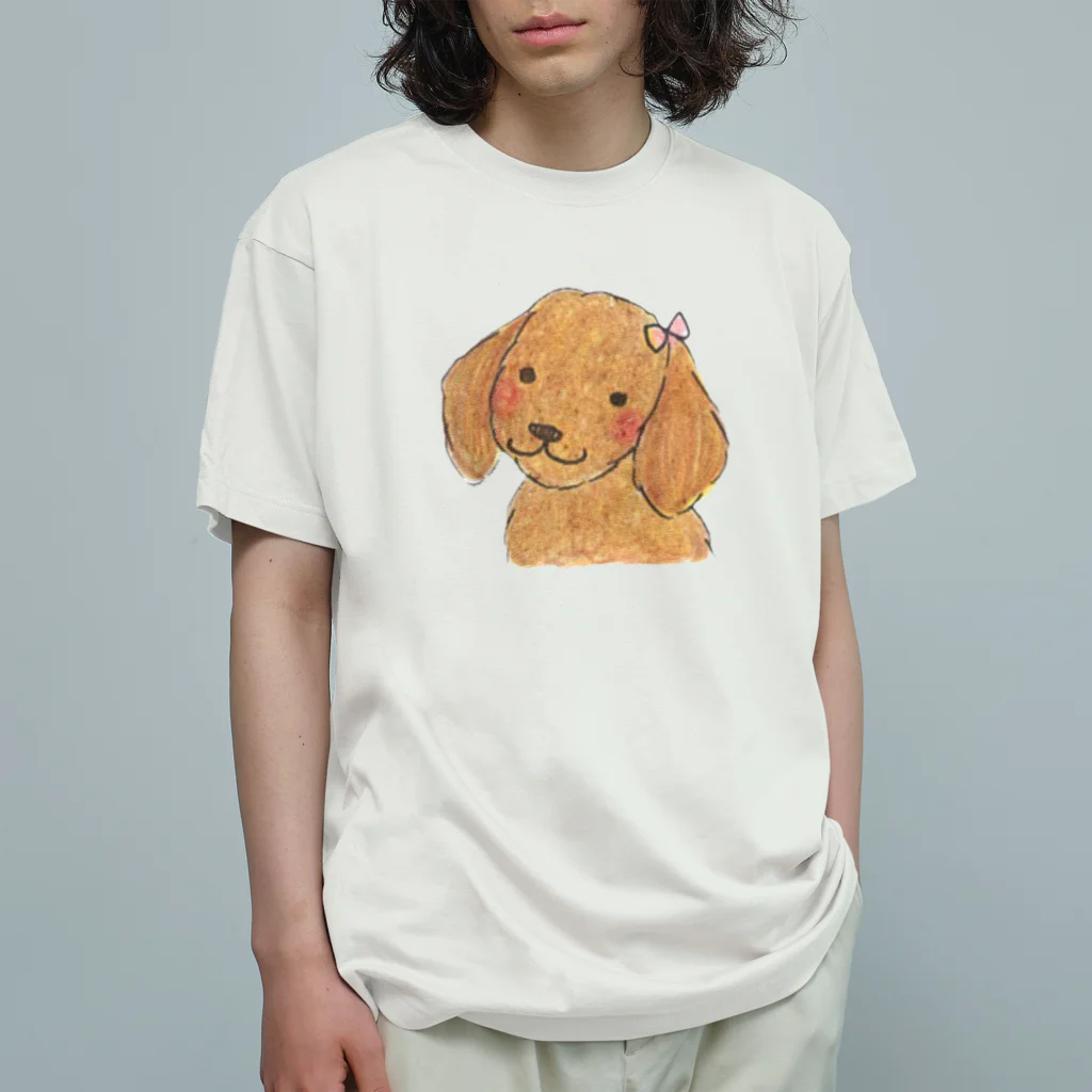 akiのおすましミニチュアダックスフント Organic Cotton T-Shirt