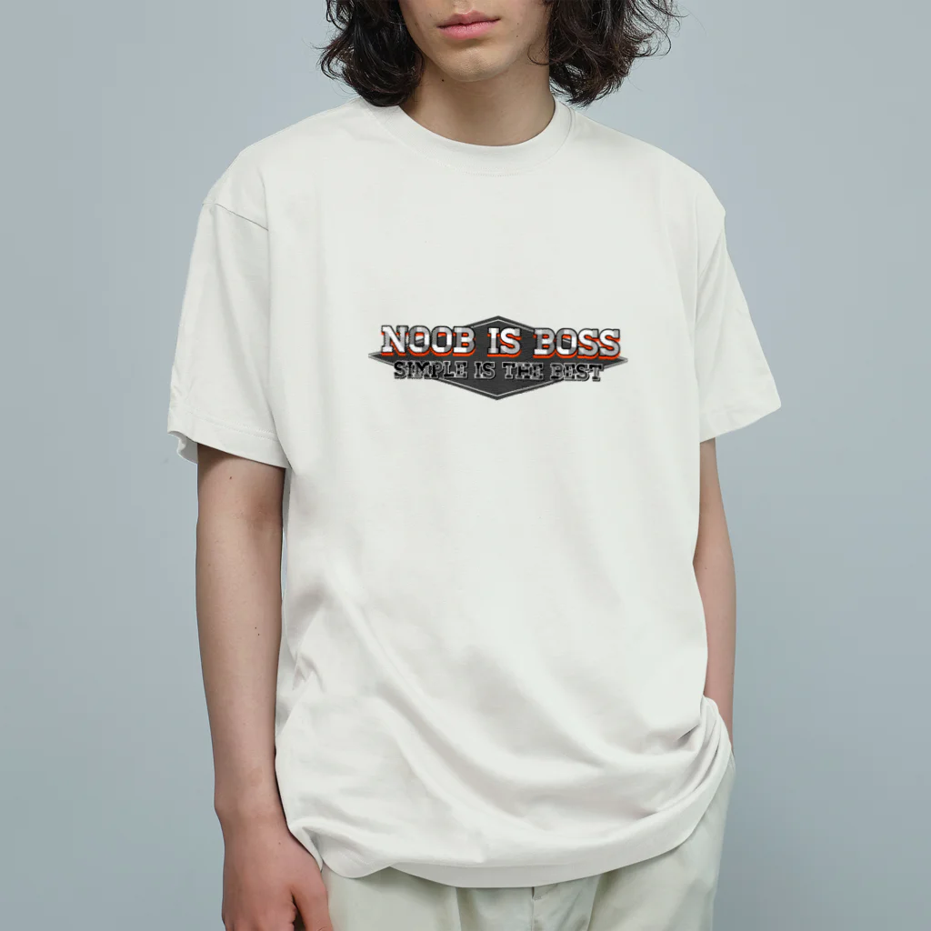 Noob is boss のBoluno オーガニックコットンTシャツ