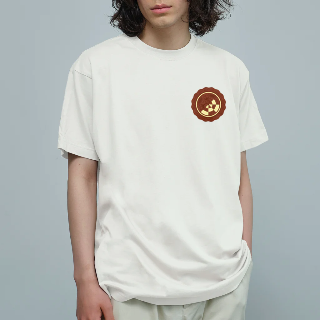 ハナドリカ SUZURI店の花の形の板チョコ Organic Cotton T-Shirt