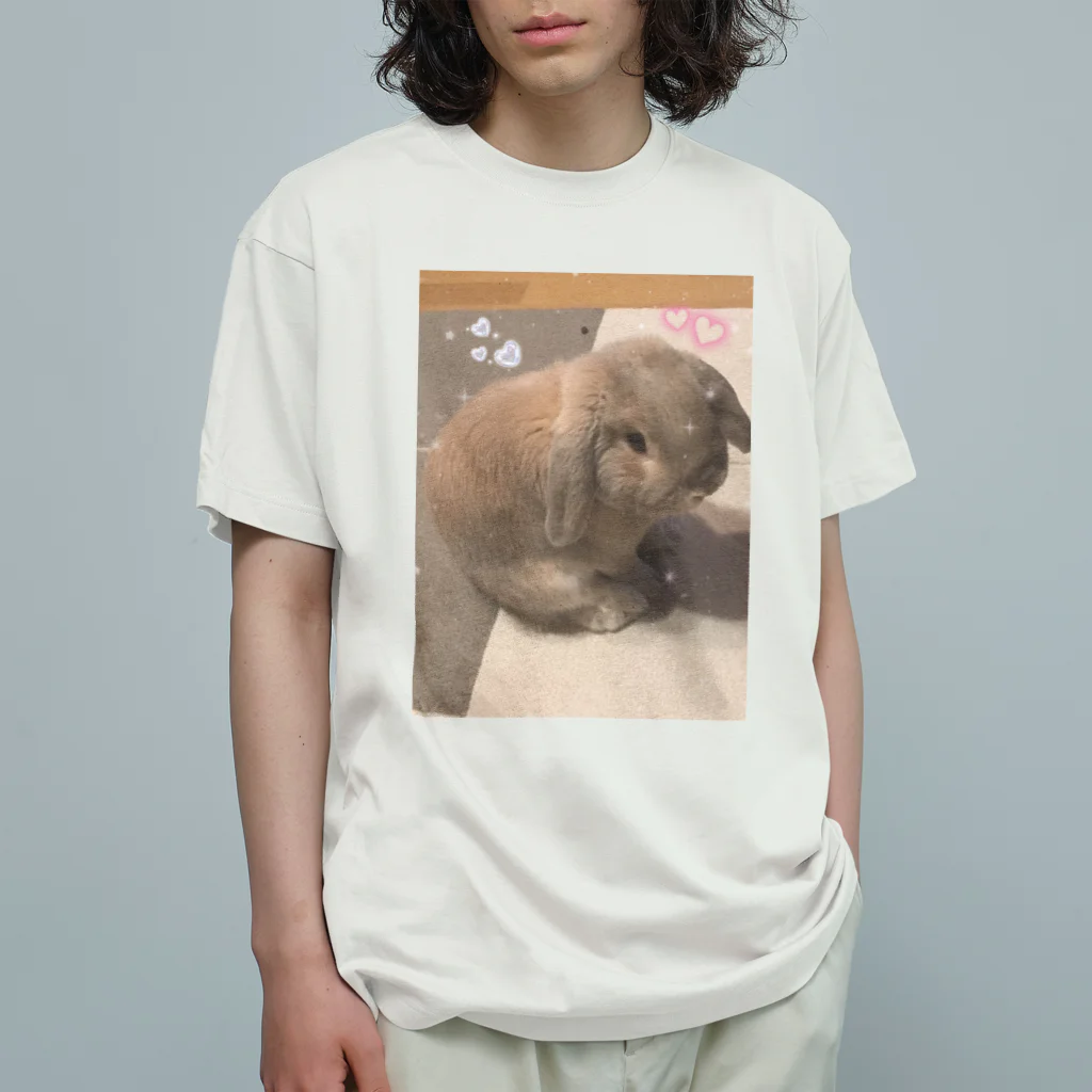 ウサ王の垂れ耳 Organic Cotton T-Shirt