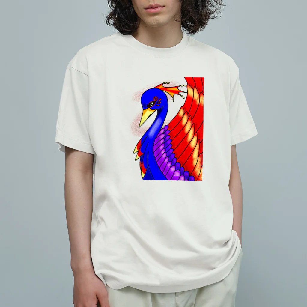 greetenの不死鳥アート  幻想世界 Organic Cotton T-Shirt