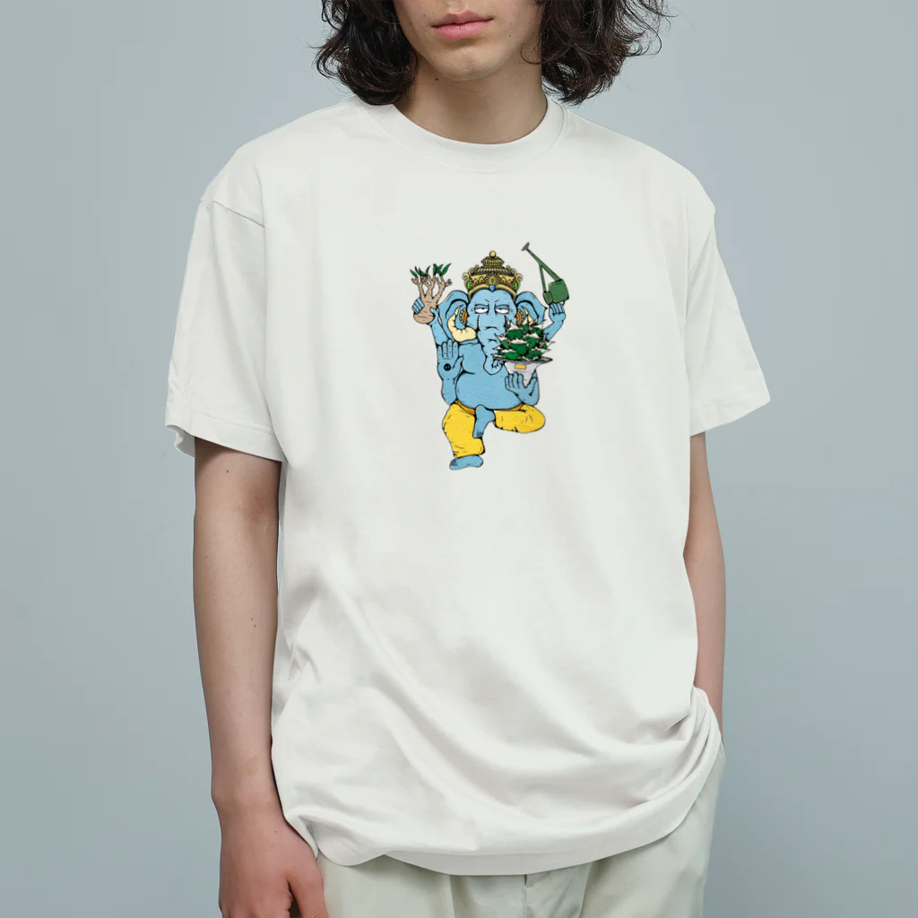 chicken_natureのビザールガネーシャ Organic Cotton T-Shirt