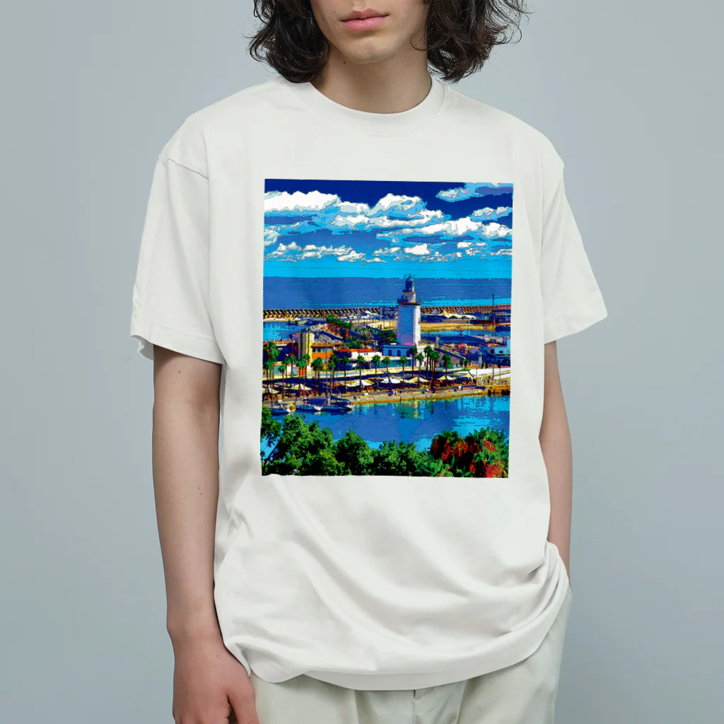 GALLERY misutawoのスペイン マラガの灯台 Organic Cotton T-Shirt