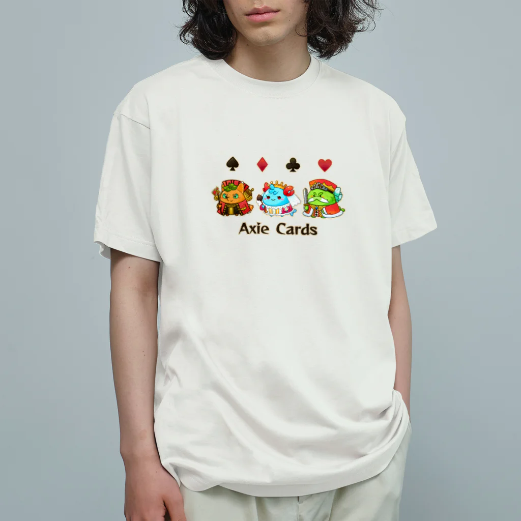 oshioのAxieトランプ絵札ver. オーガニックコットンTシャツ