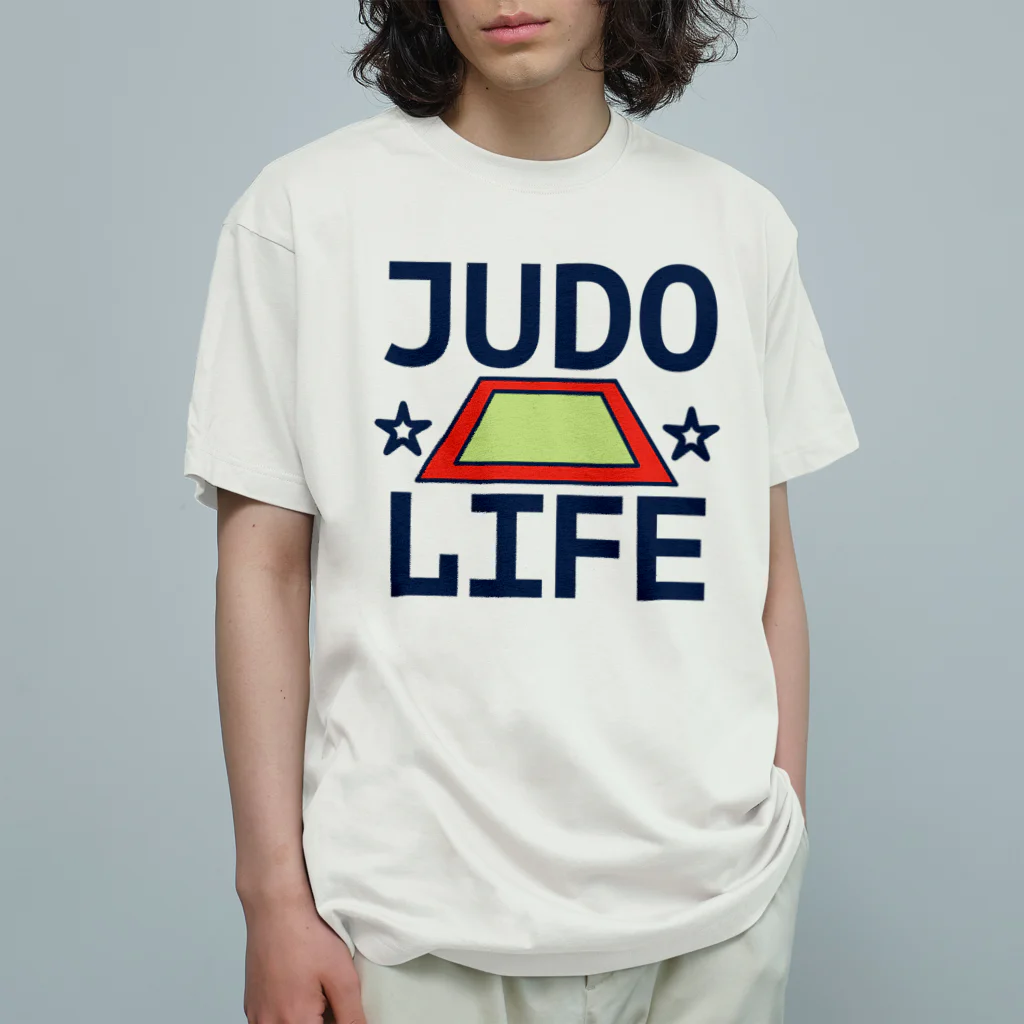 sports_tower スポーツタワーの柔道・JUDO・じゅうどう・グッズ・デザイン・武道・#Tシャツ・柔(やわら)の術・投げ技・固め技・当身技・格闘技・日本・柔術・男子・女子・かっこいい・かわいい・強靭・選手・柔よく剛を制す・世界・柔道場 オーガニックコットンTシャツ