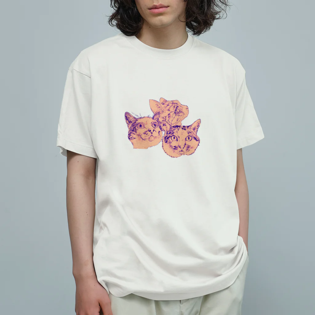 モモセ イトの猫ネコねこ Organic Cotton T-Shirt