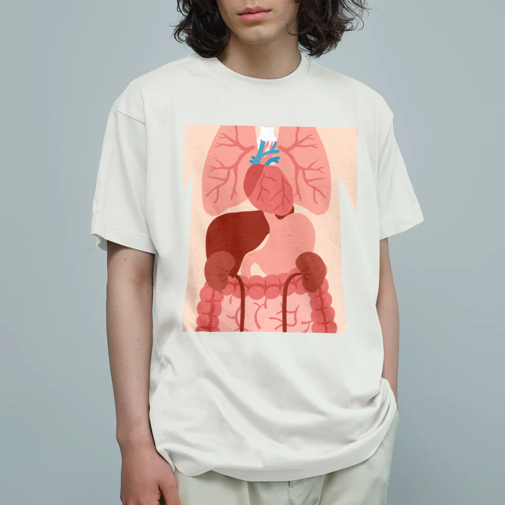 Art-soulのIn the body オーガニックコットンTシャツ