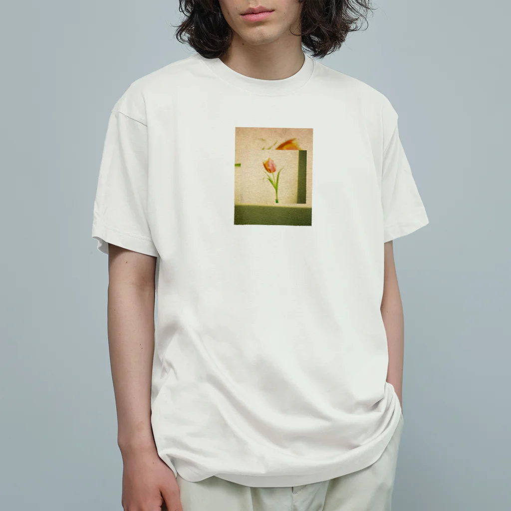 Rat6のFlower オーガニックコットンTシャツ