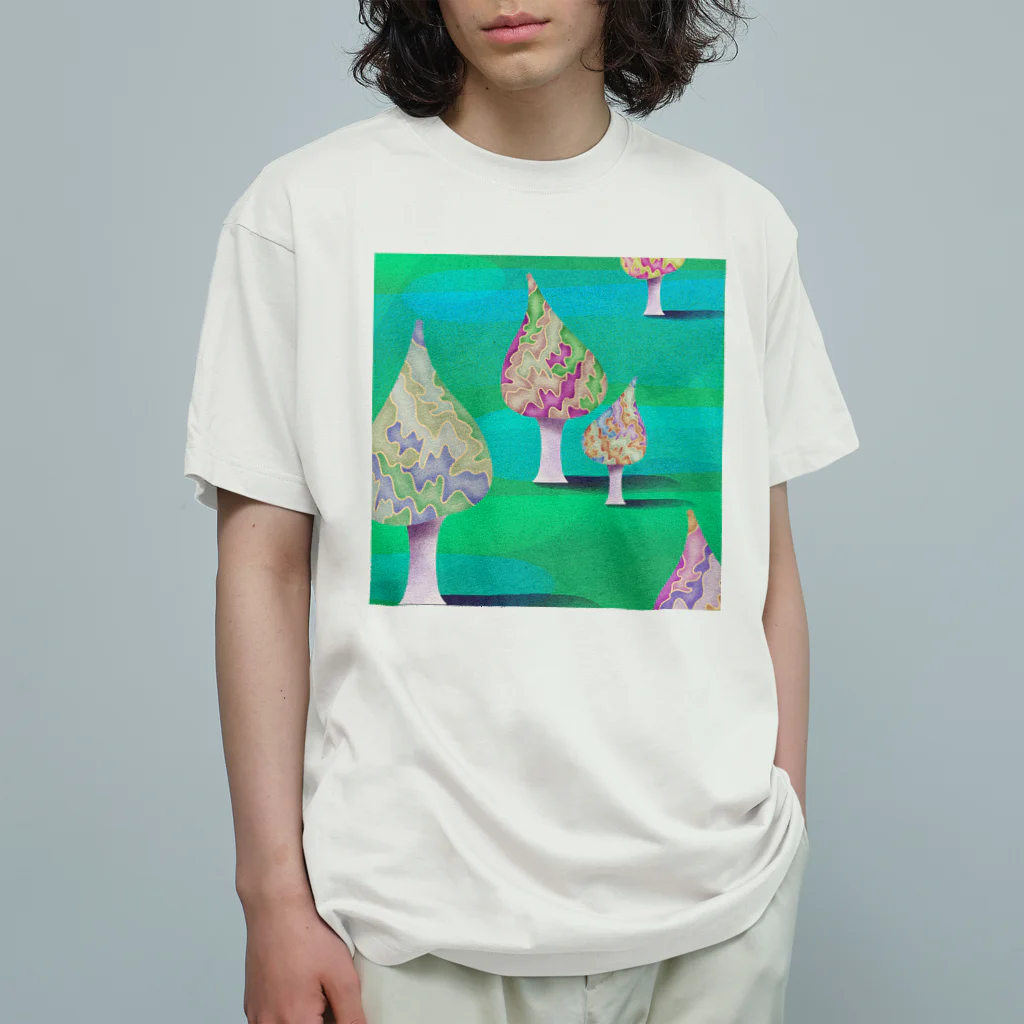 dot waltzのPrism Woodland オーガニックコットンTシャツ