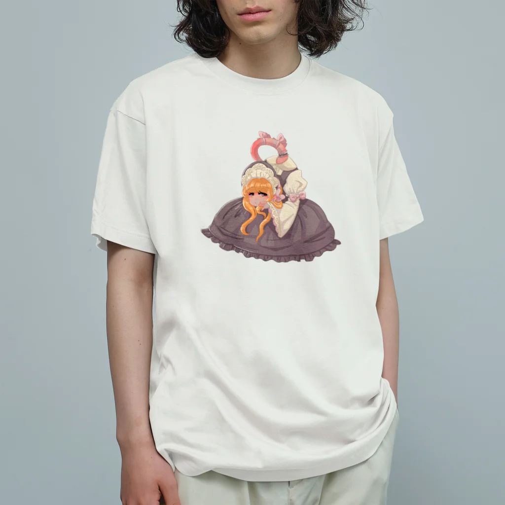 せぼねのろくろ首ちゃん オーガニックコットンTシャツ