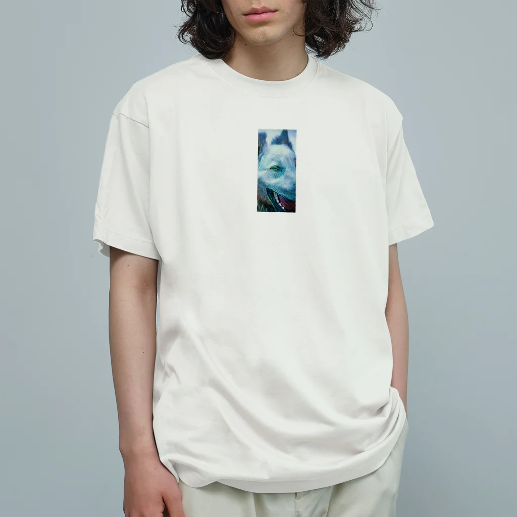 jpsat313のホアイトシェパードドアップ Organic Cotton T-Shirt