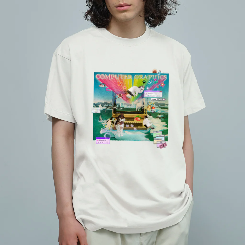 𝙈𝙊𝙈𝙊'𝙨 𝙎𝙝𝙤𝙥の#Computer graphics 2023 オーガニックコットンTシャツ