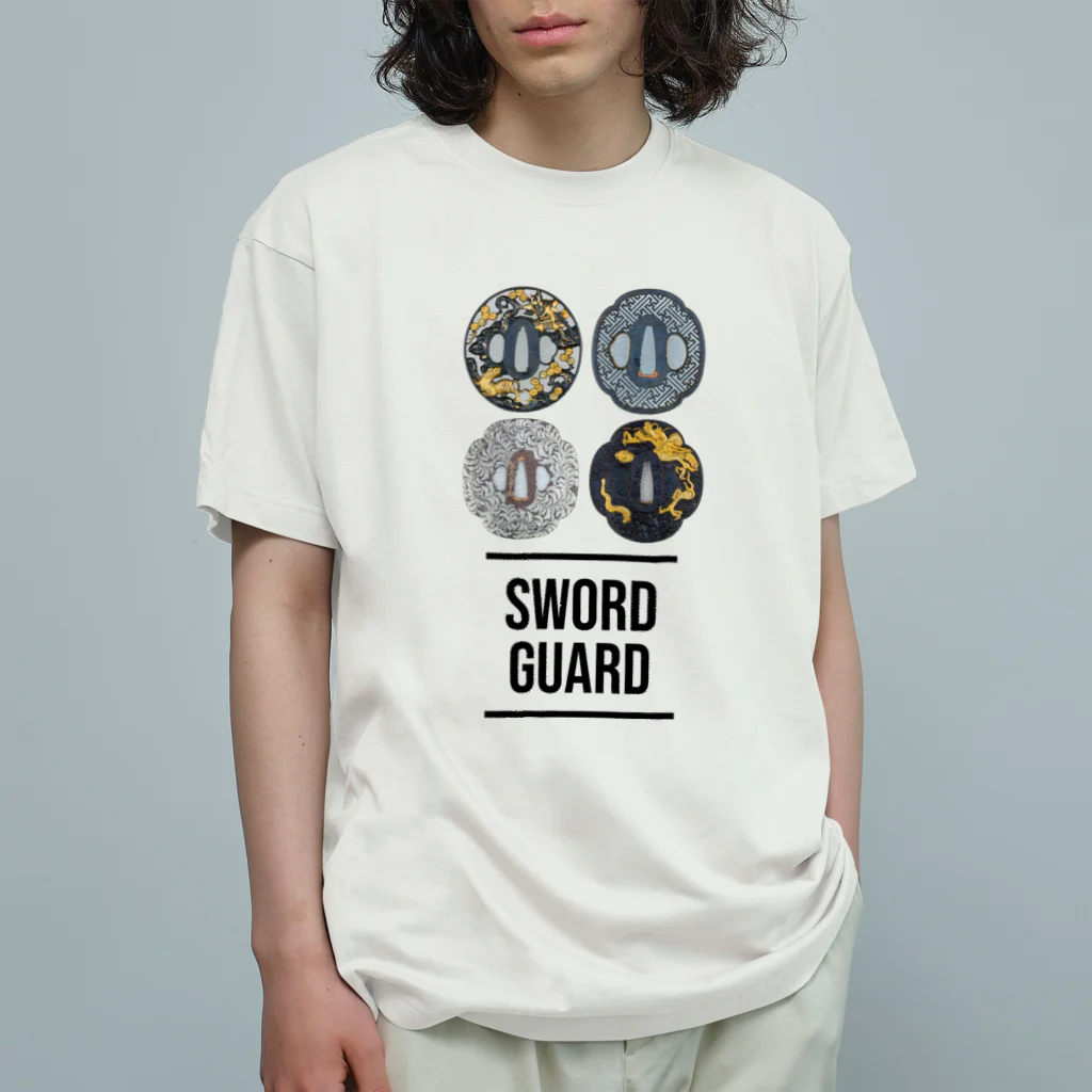 架空屋　好きな指のSWORD GUARD 鍔 オーガニックコットンTシャツ