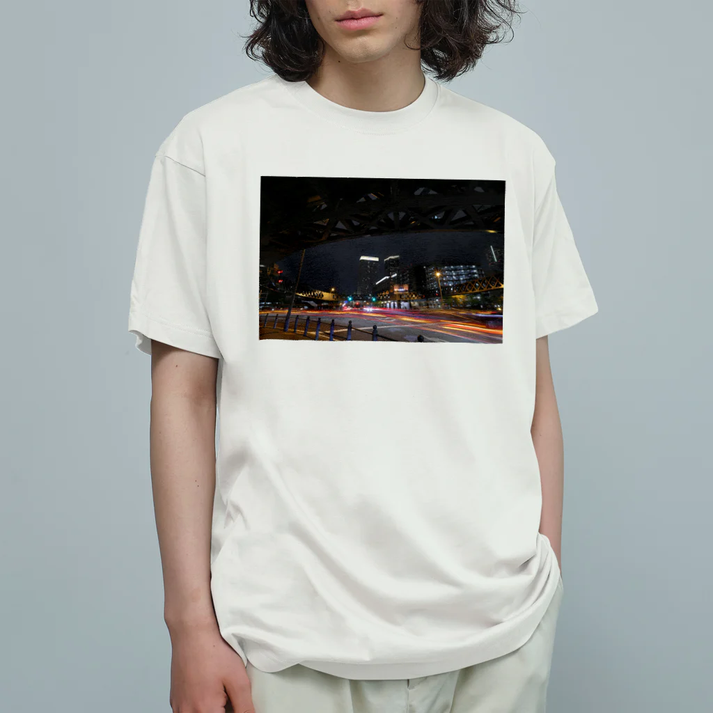 nokkccaの光跡 - Junction Light trail - Organic Cotton T-Shirt