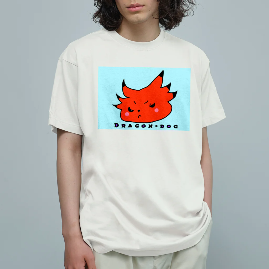 みつまめこshopのDragon×dog Organic Cotton T-Shirt