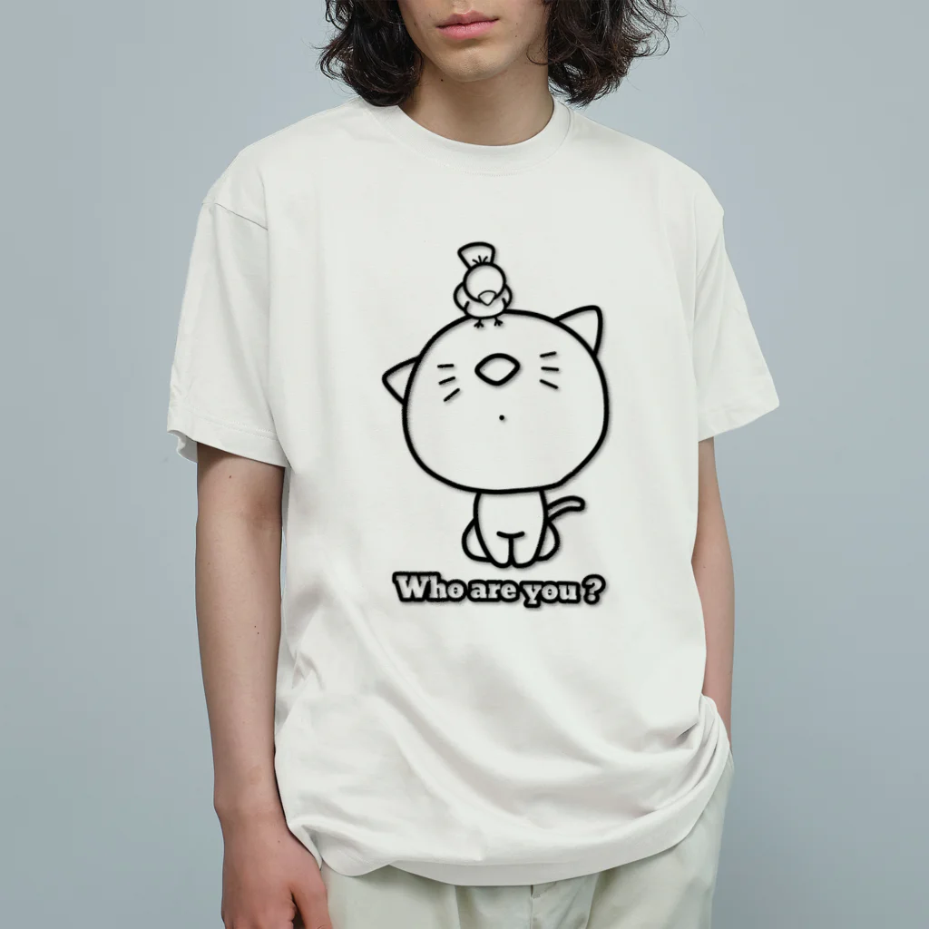 Nhat markのアナタはだあれ？(透過ver.) Organic Cotton T-Shirt