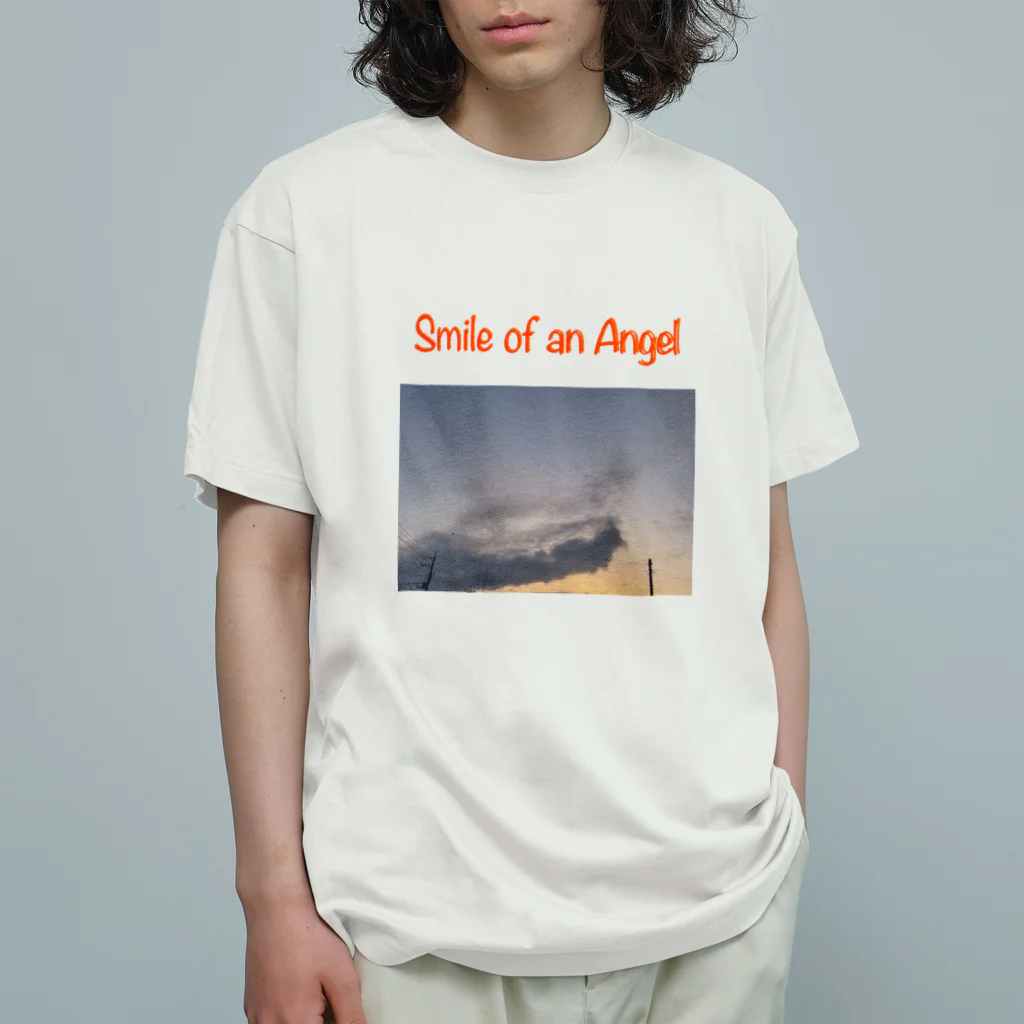 2929gawDesignShop358のSmile of an Angel オーガニックコットンTシャツ